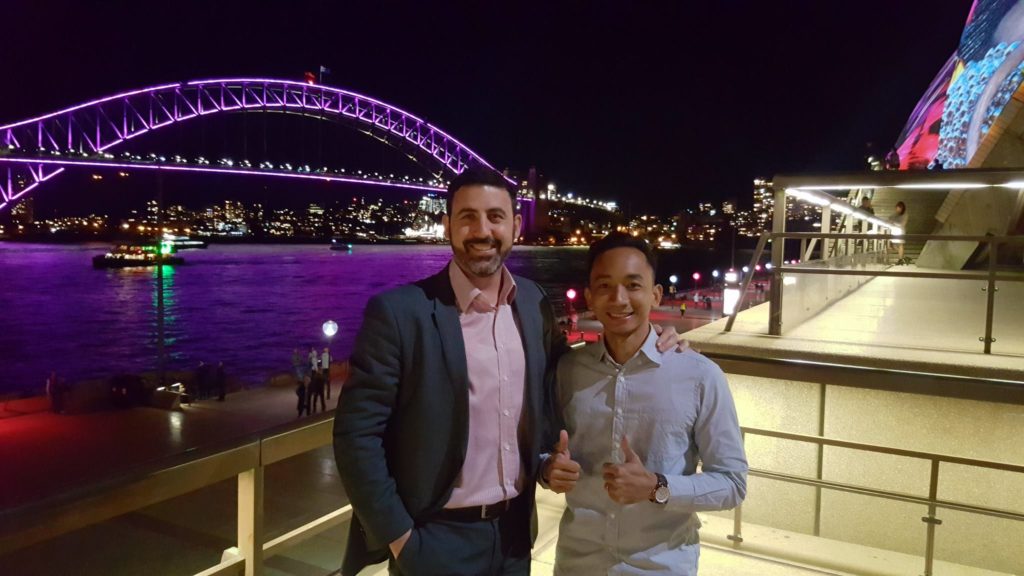 Michael Doig & Louie Rosales in Sydney