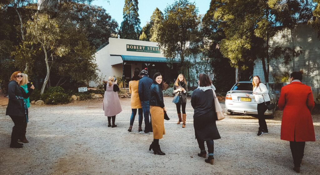 Visiting Robert Stein Cellar Door in Mudgee with Mudgee Explorer Tours