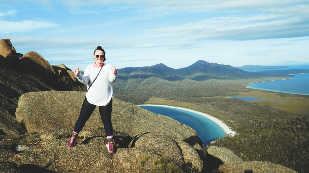 Louise Connolly on Mt Amos